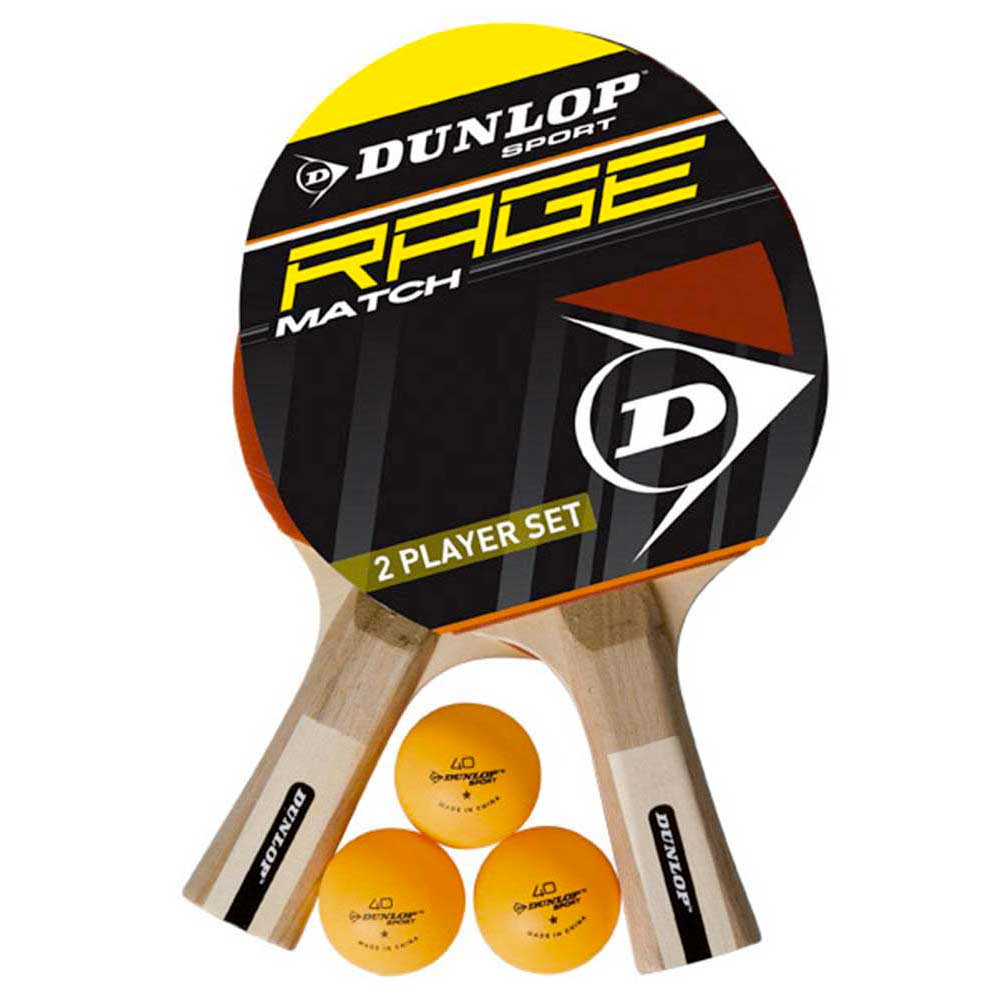 Raquettes de ping pong Dunlop Rage Match Set 
