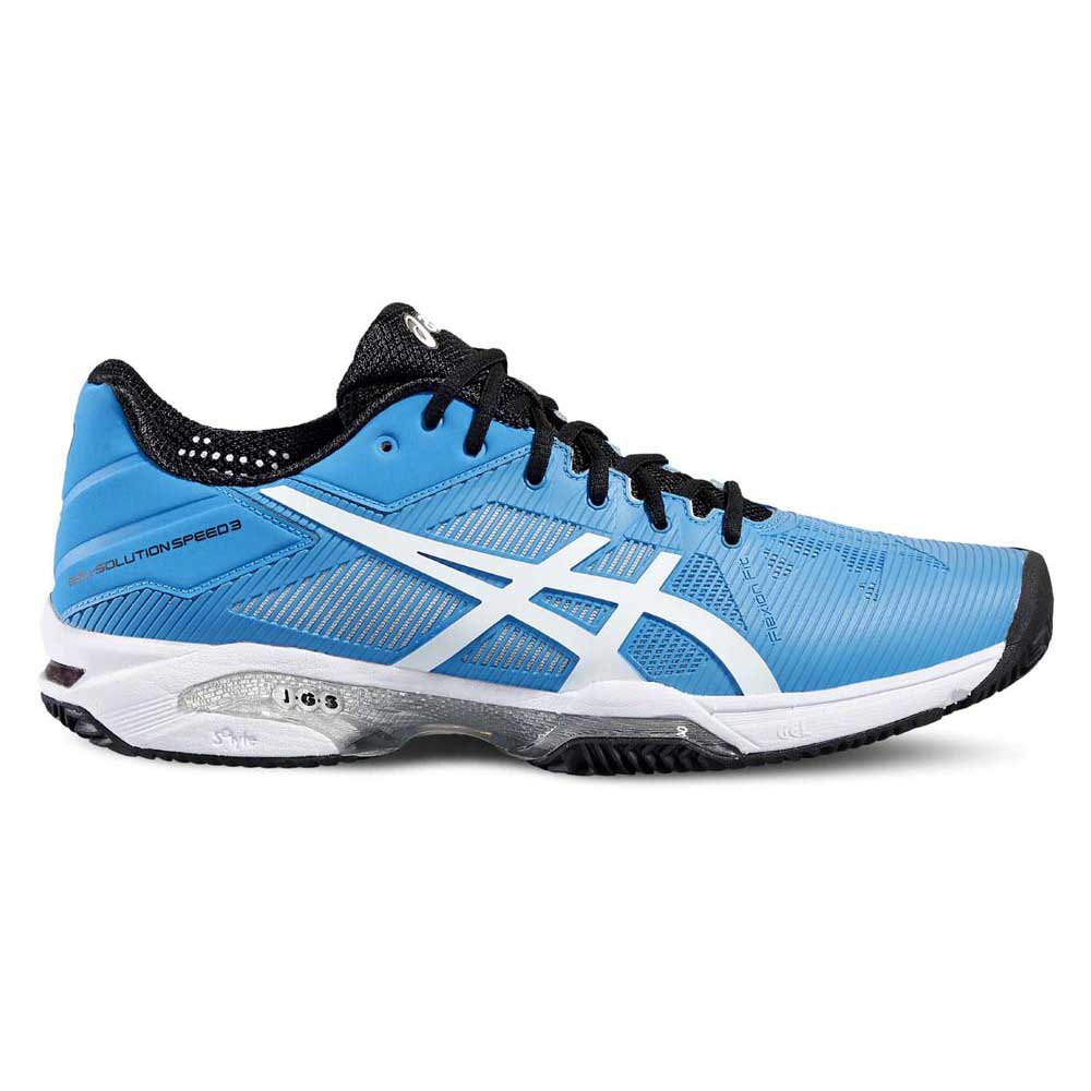 chaussures asics gel solution speed 3 bleues