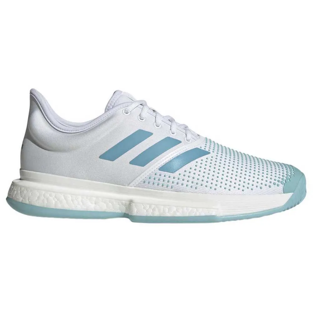 Adidas Solecourt Boost X Parley 白 Smashinn スニーカー
