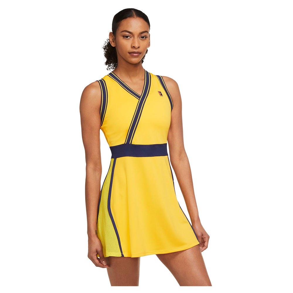 Nike Court Dri Fit Slam Dress Yellow buy and offers on Smashinn