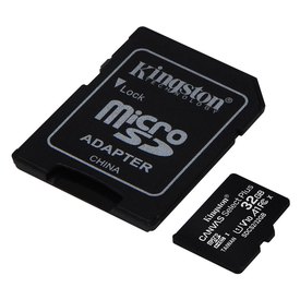 Kingston Canvas Select Plus Micro SD Class 10 32GB+SD Adapter Memory Card