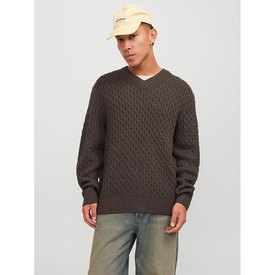 Jack & jones Sweater Col V Cosy Cable