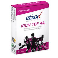 Etixx Eisen 125 AA 30 Einheiten Neutraler Geschmack Tablettenbox