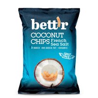 Bettr Kokos Chips40 gr Französisches Meersalz Bio
