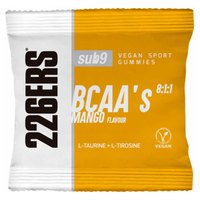 226ERS Vegan Sport Gummies 30g 42 Einheiten SUB9 BCAA´s Mango Gummies Kasten