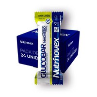 Nutrinovex Glucobar 35g Zitrone Und Limette Energieriegel Box 24 Einheiten