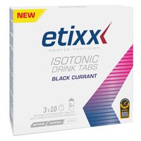 Etixx Isotonic Efervescent Tablet 3X10 Black Currant Pulver
