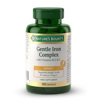 Natures bounty Sabor Neutre Hierro Gentle Complex + Vitamin C & B12 100 Gorres