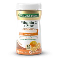 Natures bounty Vitamina C + Zinc 60 Gominoles