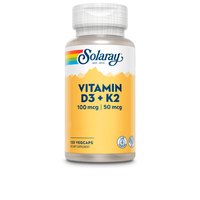 Solaray Vitamine Big D3 4000ui and K2 50mcgr 120 Cappellini