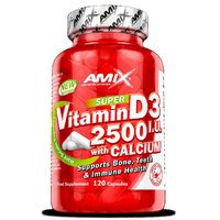 Amix Vitamina IU Bruxa Cálcio D3 2500 120 Cápsulas