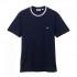 Lacoste Crew Neck Collar Edge Short Sleeve T-Shirt