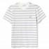 Lacoste Crew Neck Linen Jersey And Striped