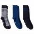 Lacoste Calcetines Striped And Unicolor 3 Pares