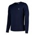 Lacoste Crew Neck Caviar Pique Accent Cotton Sweater