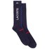 Lacoste Chaussettes Sport Contrast Stripes And Lettering