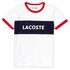 Lacoste Sport Lettering Colorblock Breathable Short Sleeve T-Shirt