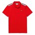 Lacoste Sport Paneled Ultra Light Cotton Short Sleeve Polo Shirt
