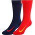 Nike Court Multiplier Cushioned Crew 2 Pairs Socks